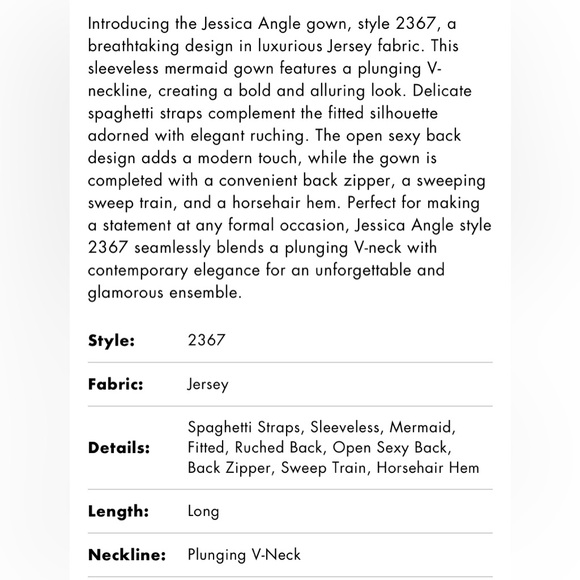 Jessica Angel gown
style 2367
Colour RUSTY OLIVE
Size XS - Picture 6 of 6